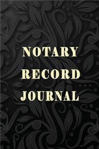 Notary Record Journal
