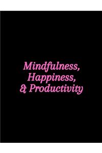 Mindfulness, Happiness & Productivity