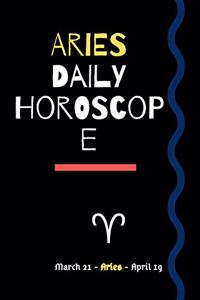 Aries Daily Horoscope Notebook