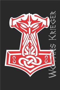 Wotans Krieger Mjölnir Thorshammer Thors Hammer Schonenhammer Thor Notizbuch Notebook