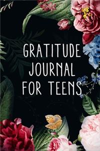Gratitude Journal For Teens