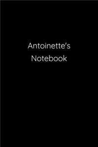 Antoinette's Notebook
