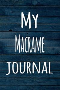 My Macrame Journal
