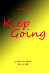 KEEP GOING, no matter what, keep going, your future self will be so proud.