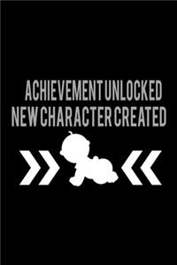 Achievement Unlocked. New Character Created