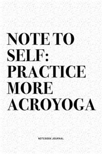 Note To Self