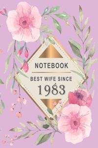 Notebook - Best Wife Since 1983