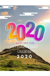 Day Planner Daily Calendar 2020
