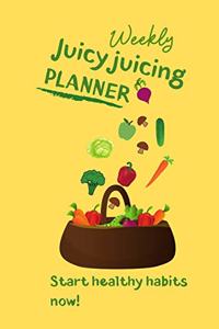 Weekly Juicy Juicing Planner