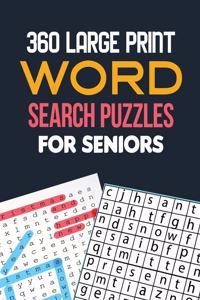 360 Large Print Word Search Puzzles for Seniors