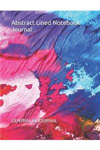 Abstract Lined Notebook Journal