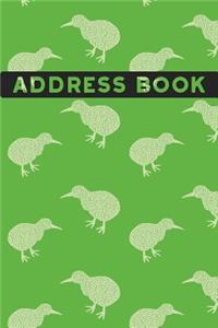 Kiwi Bird Pattern Address Book