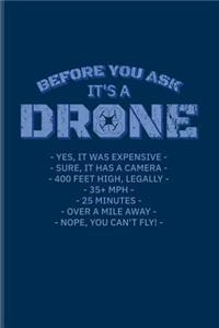 Before You Ask It's a Drone