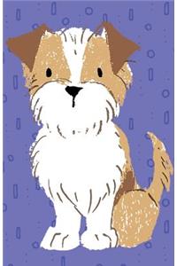 Bullet Journal for Dog Lovers: Terrier - 162 Numbered Pages with 150 Dot Grid Pages, 6 Index Pages and 2 Key Pages in Easy to Carry 5.5? X 8.5? Size.