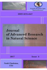 Journal of Advanced Research in Natural Science. Issue 3