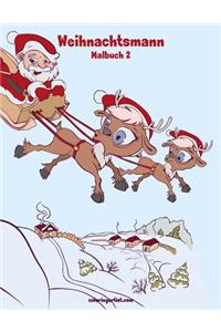 Weihnachtsmann-Malbuch 2