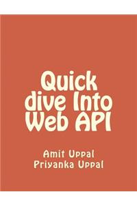 Quick Dive Into Web API
