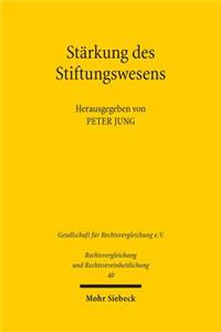 Starkung des Stiftungswesens