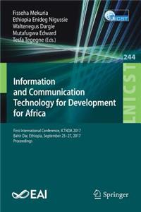 Information and Communication Technology for Development for Africa