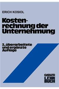 Kostenrechnung Der Unternehmung