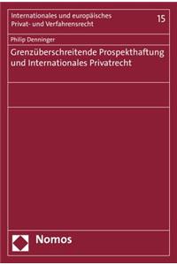 Grenzuberschreitende Prospekthaftung Und Internationales Privatrecht