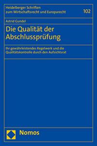 Die Qualitat Der Abschlussprufung