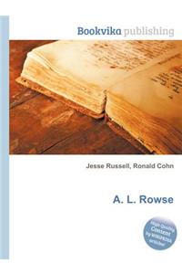 A. L. Rowse