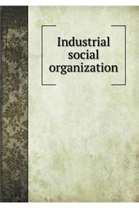 Industrial Social Organization