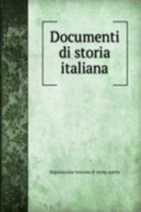 Documenti di storia italiana