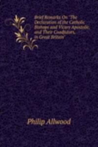 Brief Remarks On 