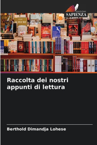 Raccolta dei nostri appunti di lettura