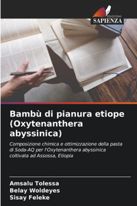 Bambù di pianura etiope (Oxytenanthera abyssinica)