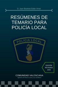 Resúmenes de Temario Para Policía Local