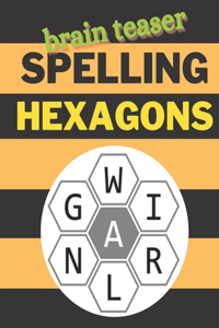 Brain Teaser Spelling Hexagons