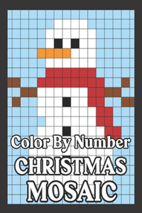 Color By Number Christmas Mosaic