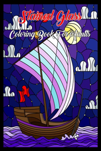 Stained Glass Coloring Book For Adults