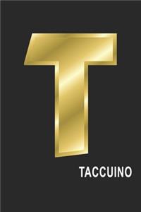 T Taccuino
