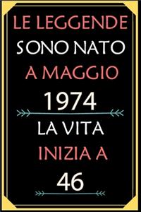 Le Leggende Sono Nato A Maggio 1974 La Vita Inizia A 46