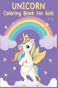 Unicorn Coloring Book for Kids 4-6