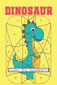 Dinosaur Color by Number