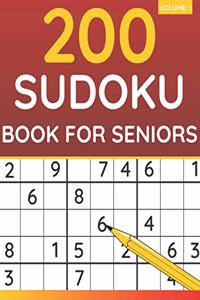200 Sudoku Book For Seniors