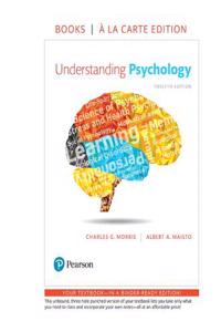 Understanding Psychology: Books a La Carte Edition