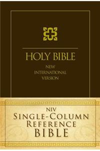 Single-Column Reference Bible-NIV