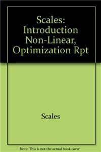 Scales: Introduction Non-Linear, Optimization Rpt