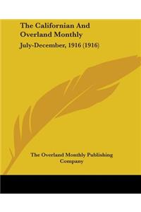 Californian And Overland Monthly
