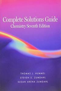 COMPLETE SOLUTIONS GUIDE,CHEMISTRY 7 EDI