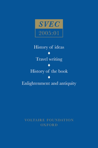 History of ideas; Travel writing; History of the book; Enlightenment and antiquity