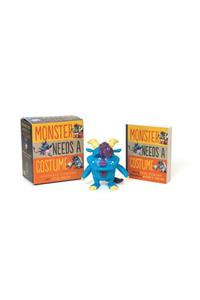 Monster Needs a Costume Bendable Figurine and Mini Book