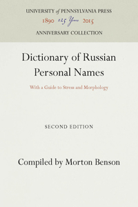 Dictionary of Russian Personal Names