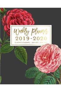 Weekly Planner 2019 - 2020 12-Month Academic, July 2019 - June 2020